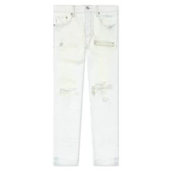 P001 - Super Light Indigo Distress