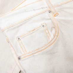 P001 - White Neon Stitch Orange 6 P001 - White Neon Stitch Orange -Fashion Clothing Store Purple Denim P001 White Neon Stitch Orange P001 WOS 05 12 2021 01 3