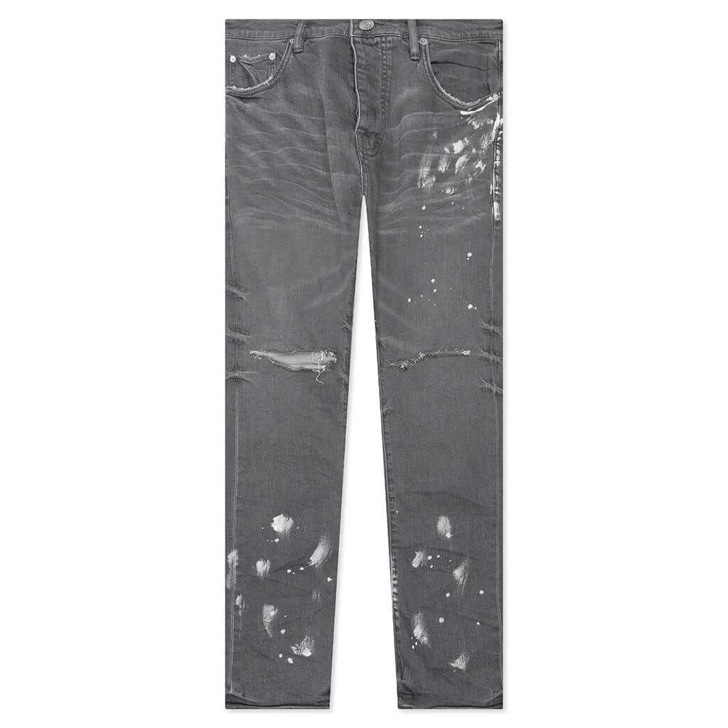 P001 - Worn Grey Knee Slit 1 P001 - Worn Grey Knee Slit