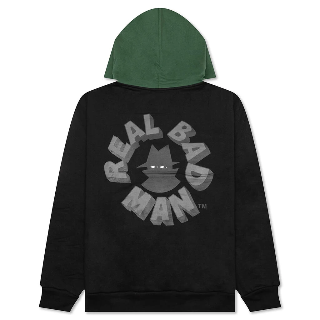 Hood Fleece - Black 2 Hood Fleece - Black - Image 2