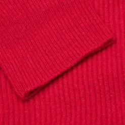 Raf Simons Big Ribbed Knit Cardigan With Fabric Lining - Red -Fashion Clothing Store Raf Simons Big Ribbed Knit Cardigan With Fabric Lining Red 212 844 50002 0030 12 11 2021 01 3