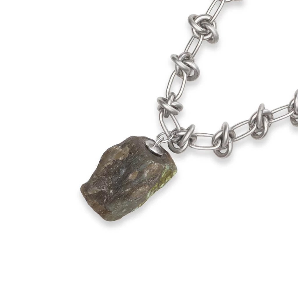 Raf Simons Charm Necklace - Green 2 Raf Simons Charm Necklace - Green - Image 2