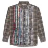 Rebuild By Flannel Shirt Ribbon Shirt - Brownish/Navy