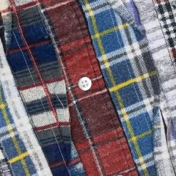 Rebuild By Flannel Shirt Ribbon Shirt - Red/Navy 7 Rebuild By Flannel Shirt Ribbon Shirt - Red/Navy -Fashion Clothing Store Rebuild by Needles Flannel Shirt Ribbon Shirt Red Navy LQ309 MLT XS 001 12 04 22 Feature JM 5