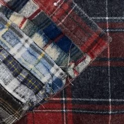 Rebuild By Flannel Shirt Ribbon Shirt - Red/Navy 9 Rebuild By Flannel Shirt Ribbon Shirt - Red/Navy -Fashion Clothing Store Rebuild by Needles Flannel Shirt Ribbon Shirt Red Navy LQ309 MLT XS 001 12 04 22 Feature JM 8