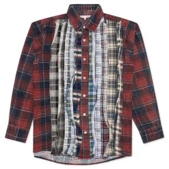 Rebuild By Flannel Shirt Ribbon Shirt - Red/Navy