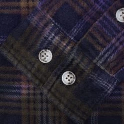 Rebuild 7 Cut Flannel Ribbon Shirt- Multi/ Tie Dye -Fashion Clothing Store Rebuild by Needles Flannel Shirt Ribbon Shirt Tie Dye Multi LQ310 MLT 12 18 22 Feature DV 13