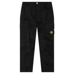 Stone Island Cargo Pants - Black