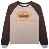 Rhude Black Hills L/S Raglan Sweatshirt - Elephant