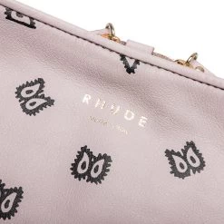 Rhude Leather Messenger Bag - Mauve/Black 7 Rhude Leather Messenger Bag - Mauve/Black -Fashion Clothing Store Rhude Leather Messenger Bag Mauve Black RHFW20BA000000070123 01 26 2021 01 4