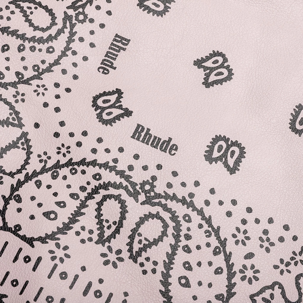 Rhude Leather Messenger Bag - Mauve/Black 5 Rhude Leather Messenger Bag - Mauve/Black - Image 5