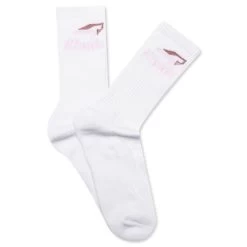 Rhude Speedmark Sock - White/Pink
