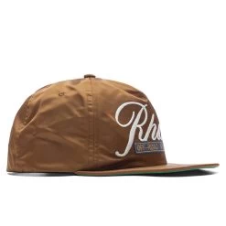 Rhude Sports Club Nylon Hat - Camel -Fashion Clothing Store Rhude Sports Club Nylon Hat Camel RHPF23HA130050030003 09 25 23 Feature VR 4