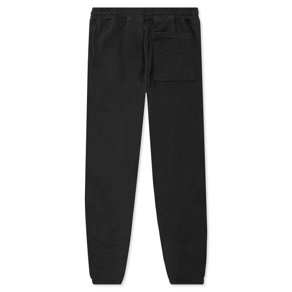 Rhude Terry Sweatpant - Vintage Black 2 Rhude Terry Sweatpant - Vintage Black - Image 2