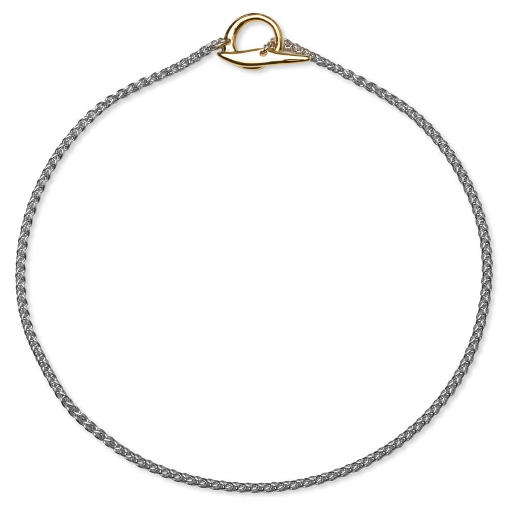 Tom Wood Robin Chain Duo - 925 Sterling Silver/9K Gold 1 Tom Wood Robin Chain Duo - 925 Sterling Silver/9K Gold