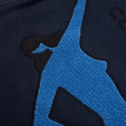 Run Sit & Bike Varsity Jacket - Navy Blue -Fashion Clothing Store Run Sit Bike Varsity Jacket Navy Blue 50140 08 12 23 Feature KN 7