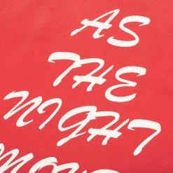 Kiss Me Crew Sweater - Red -Fashion Clothing Store Saint Michael Kiss Me Crew Sweater Red SM A22 0000 019 12 26 22 Feature DV 6