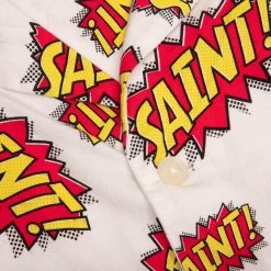 Pow Pajama Shirt - White -Fashion Clothing Store Saint Michael POW Pajama Shirt White SM A22 0000 027 12 27 22 Feature DV 5