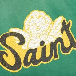Saint Angel Crew Sweater - Green 6 Saint Angel Crew Sweater - Green -Fashion Clothing Store Saint Michael Saint Angel Crew Sweater Green SM A22 0000 021 12 26 22 Feature DV 7