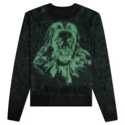 Saint Michael X Born X Raised Clown Knit - Black