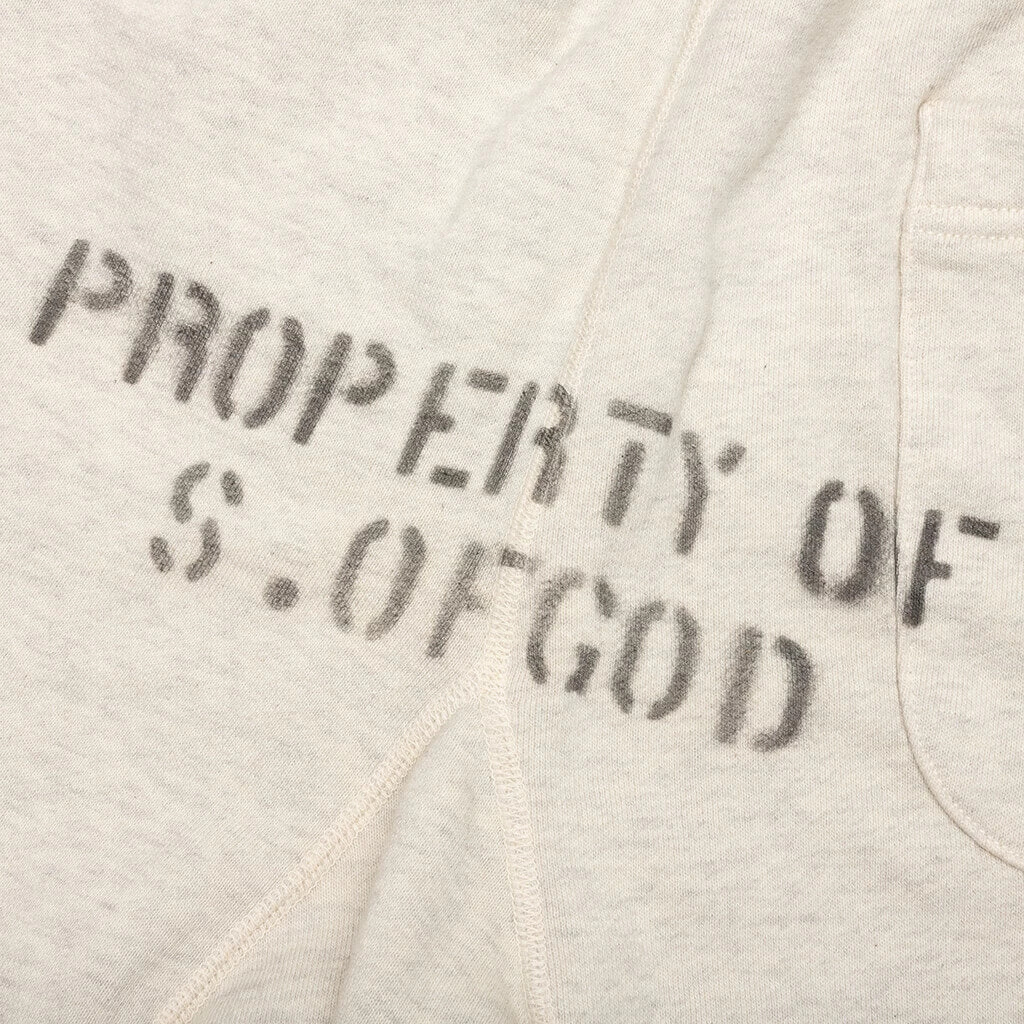 Saint Michael X Vlone Sweatpants - Grey 5 Saint Michael X Vlone Sweatpants - Grey - Image 5