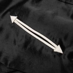 Amiri Satin Cropped Varsity Jacket - Black 9 Amiri Satin Cropped Varsity Jacket - Black -Fashion Clothing Store Satin Cropped Varsity Jacket Black AW23MOS091 001 09 16 23 Feature KN 7