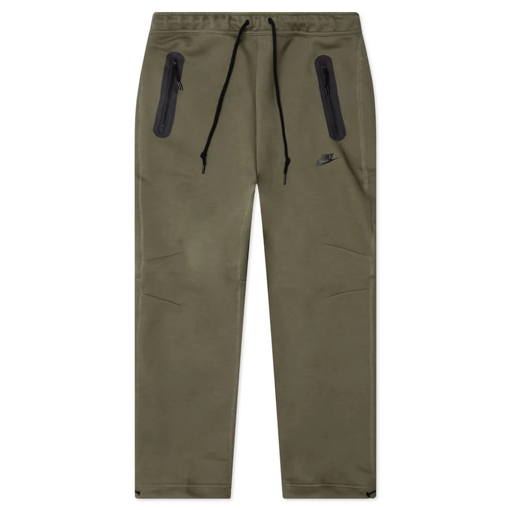 Nike Sportswear Tech Fleece Open Hem Sweatpants - Medium Olive/Black 1 Nike Sportswear Tech Fleece Open Hem Sweatpants - Medium Olive/Black