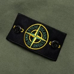 Stone Island Hooded Full Zip Sweatshirt 64220 - Sage Green -Fashion Clothing Store Stone Island 64220 Sweatshirt Sage Green MO751564220 V0055 07 29 2021 01 2