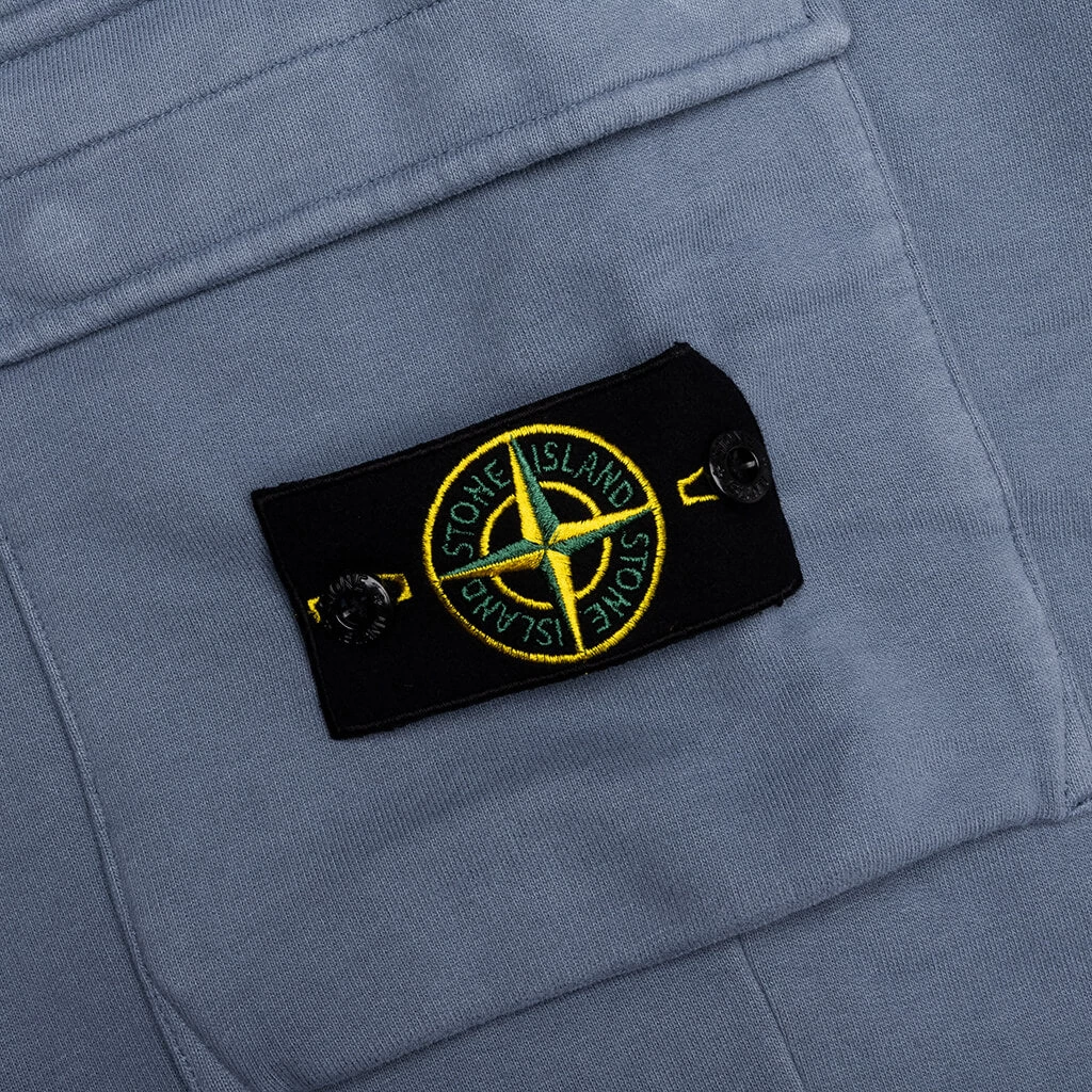 Stone Island Brushed Cargo Fleece Pants - Avio Blue 3 Stone Island Brushed Cargo Fleece Pants - Avio Blue - Image 3
