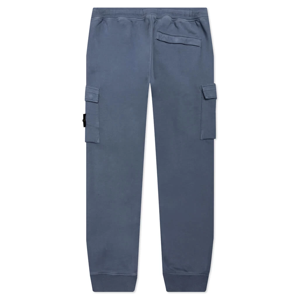 Stone Island Brushed Cargo Fleece Pants - Avio Blue 2 Stone Island Brushed Cargo Fleece Pants - Avio Blue - Image 2