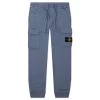 Stone Island Brushed Cargo Fleece Pants - Avio Blue