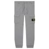 Stone Island Brushed Cargo Fleece Pants - Melange Grey