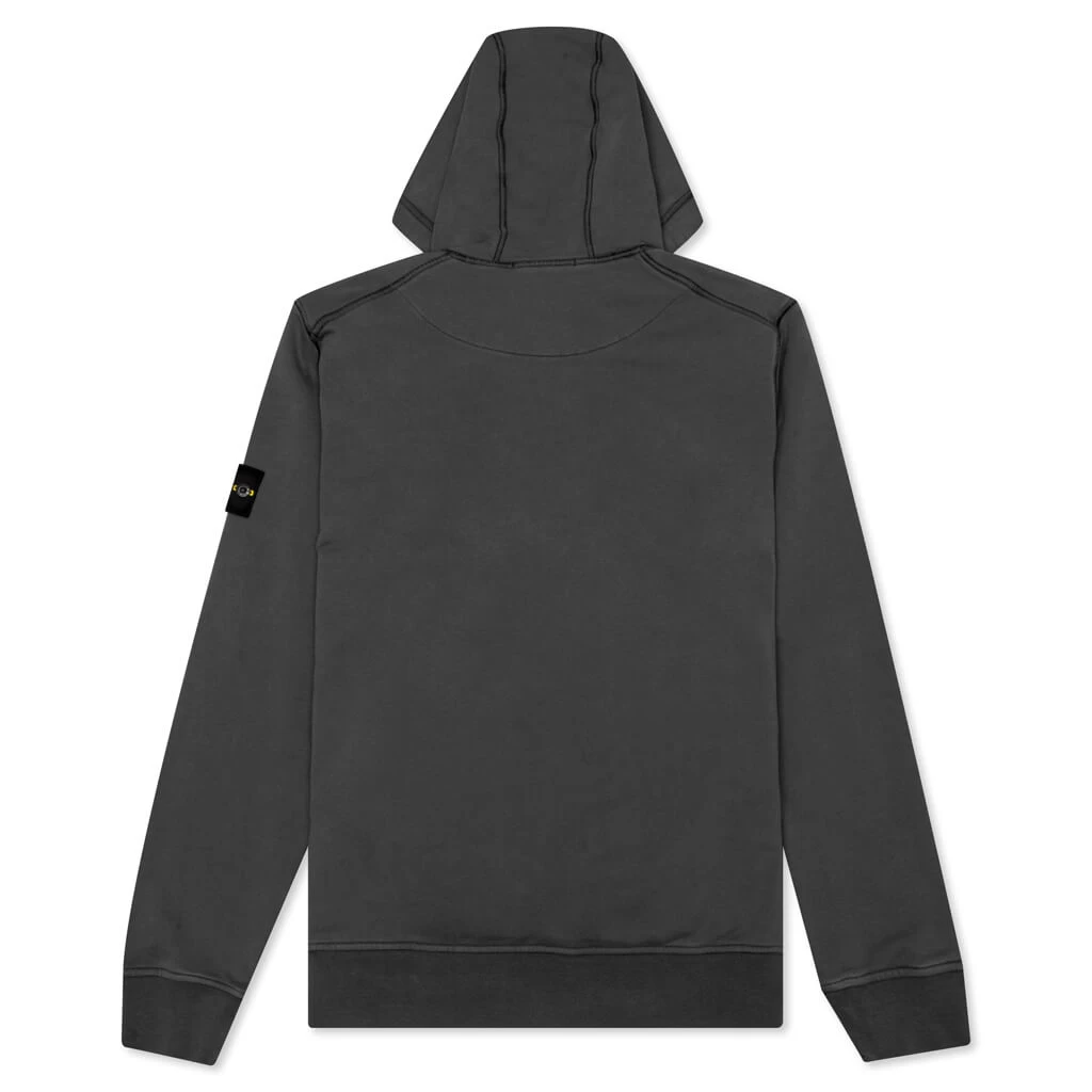 Stone Island Hooded Sweatshirt 64151 - Charcoal 2 Stone Island Hooded Sweatshirt 64151 - Charcoal - Image 2