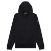 Stone Island Hooded Sweatshirt - Black