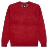 Stussy 8 Ball Heavy Brushed Mohair Sweater - Red