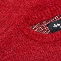 Stussy 8 Ball Heavy Brushed Mohair Sweater - Red 7 Stussy 8 Ball Heavy Brushed Mohair Sweater - Red -Fashion Clothing Store Stussy 8 Ball Heavy Brushed Mohair Sweater Red 117078 RED 10 19 2020 01 5