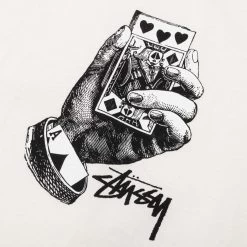 Stussy All Bets Off Pigment Dyed Tee - Natural -Fashion Clothing Store Stussy All Bets Off Pigment Dyed Tee Natural 1904940 NATL 11 04 23 Feature KN 5