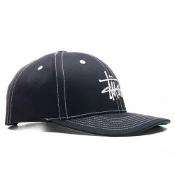 Stussy Basic Structured Low Pro Cap - Black 6 Stussy Basic Structured Low Pro Cap - Black -Fashion Clothing Store Stussy Basic Structured Low Pro Cap Black 1311060 BLAC 06 26 22 Feature DUKE 2