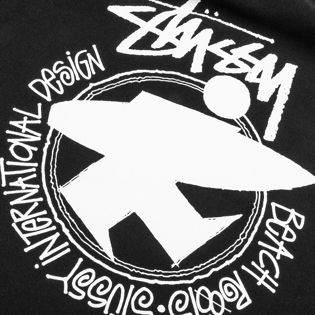 Stussy Beach Roots Hoodie - Black 4 Stussy Beach Roots Hoodie - Black - Image 4