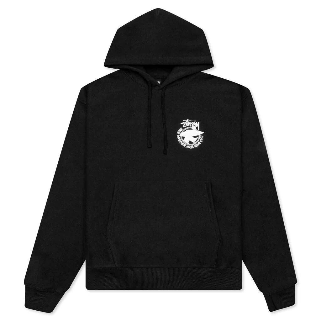 Stussy Beach Roots Hoodie - Black 1 Stussy Beach Roots Hoodie - Black