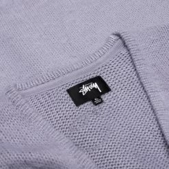 Stussy Brushed Cardigan - Lavender 8 Stussy Brushed Cardigan - Lavender -Fashion Clothing Store Stussy Brushed Cardigan Lavender 117163 02 12 23 Feature KN 6