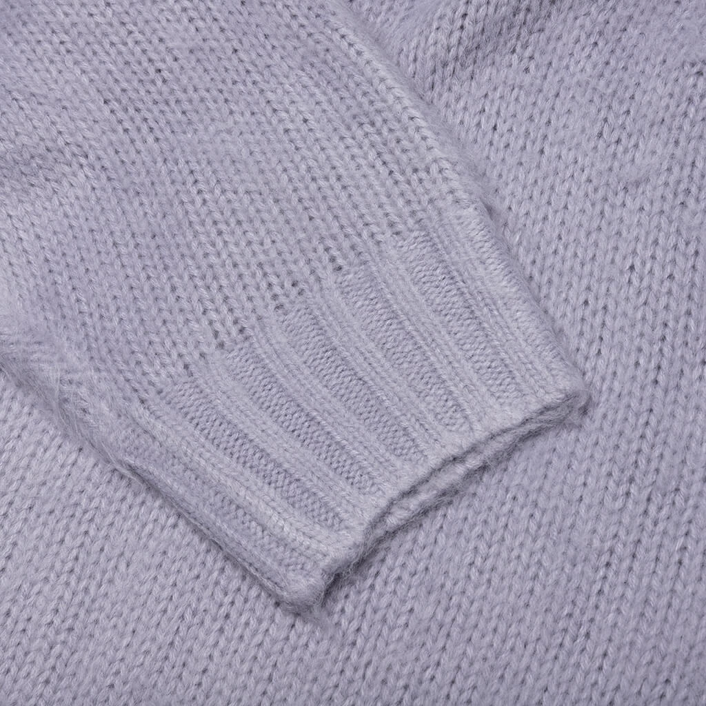 Stussy Brushed Cardigan - Lavender 6 Stussy Brushed Cardigan - Lavender - Image 6