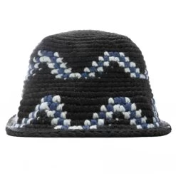 Stussy Giza Knit Bucket Hat - Black