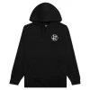 Stussy Peace Dot Hoodie - Black