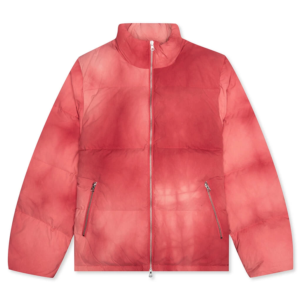 Stussy Recycled Nylon Down Puffer - Faded Red 1 Stussy Recycled Nylon Down Puffer - Faded Red