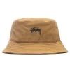 Stussy Stock Canvas Bucket Hat - Bronze