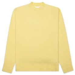 Jil Sander Crew Knit Sweater - Lemon