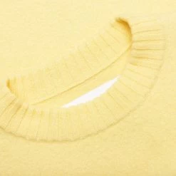 Jil Sander Crew Knit Sweater - Lemon 6 Jil Sander Crew Knit Sweater - Lemon -Fashion Clothing Store Sweater Lemon J21GP0002 J14506 742 07 02 23 Feature VR 5