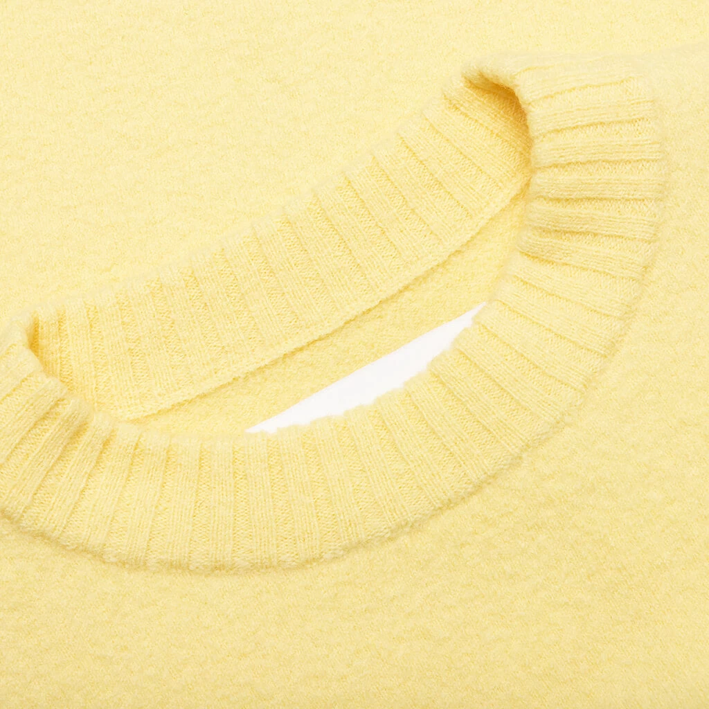 Jil Sander Crew Knit Sweater - Lemon 3 Jil Sander Crew Knit Sweater - Lemon - Image 3