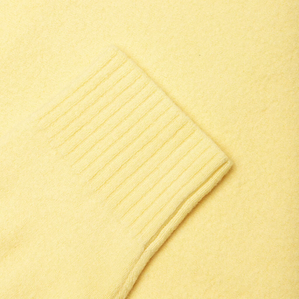 Jil Sander Crew Knit Sweater - Lemon 4 Jil Sander Crew Knit Sweater - Lemon - Image 4